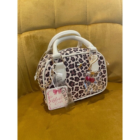 BLUSH KISS Leopard Crossbody - Picture 1 of 12